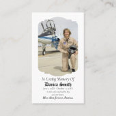 In liefdevolle herinnering Foto Begrafenis Gebed Visitekaartje (Voorkant)