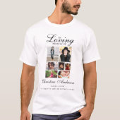in liefdevolle herinnering | Foto Collage Memorial T-shirt (Voorkant)
