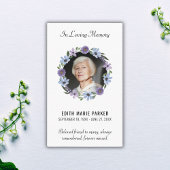 In liefdevolle herinnering Foto Floral Funeral Pra Visitekaartje