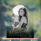 In liefdevolle herinnering Foto Memorial Funeral W Acryl Bord (Neutraal)