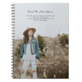 in liefdevolle herinnering | Foto Memorial Gastenb Notitieboek (Voorkant)