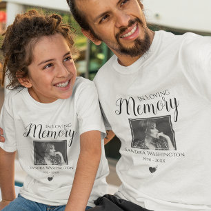 in liefdevolle herinnering   Foto Memorial Service T-shirt
