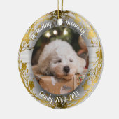 In liefdevolle herinnering | Foto Pet Memorial Fol Keramisch Ornament (Links)