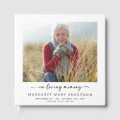 In liefdevolle herinnering Fotobegrafenis 12x12 Gastenboek (Voorkant)
