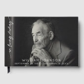 In liefdevolle herinnering Fotobegrafenis Gastenboek (Voorkant)