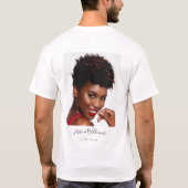 In liefdevolle herinnering | Fotocollage | gedenkt T-shirt (Achterkant)