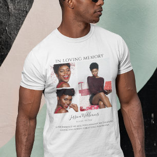 In liefdevolle herinnering   Fotocollage   gedenkt T-shirt