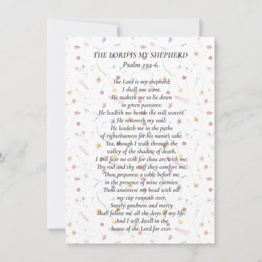 In liefdevolle herinnering Fotogebed Kaart (Achterkant)