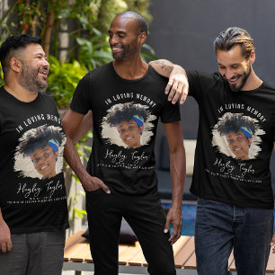 in liefdevolle herinnering Geborsteld Effect Fot T-shirt