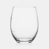 in liefdevolle herinnering | Geborsteld Effect Fot Wijnglas Zonder Voet (Links)