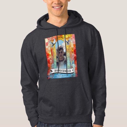 In liefdevolle herinnering, Glas in lood Memorial, Hoodie (Voorkant)