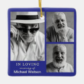 In liefdevolle herinnering Grootvader begrafenismo Keramisch Ornament (Voorkant)