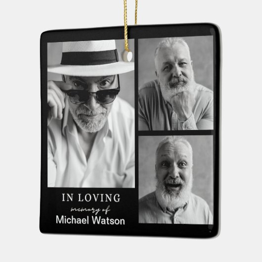 In liefdevolle herinnering Grootvader begrafenismo Keramisch Ornament (Links)