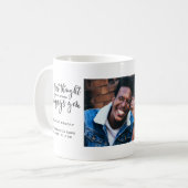 in liefdevolle herinnering | Hand beletterde twee  Koffiemok (Voorkant links)