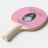 In liefdevolle herinnering - herinnering tafeltennisbatje (Voorkant Gekanteld)