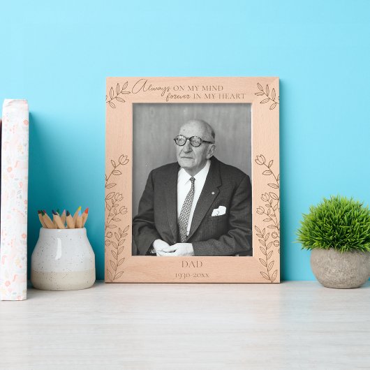 In liefdevolle herinnering houden we een gepersona gegraveerde lijstjes