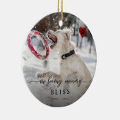 In liefdevolle herinnering huisdier foto poot mono keramisch ornament (Rechts)