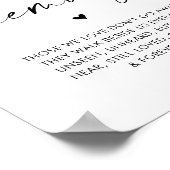 In liefdevolle herinnering, huwelijksherdenkingsli poster (Hoek)