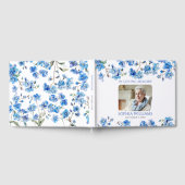 In liefdevolle herinnering kleine blauwe wilde blo gastenboek (Volledig)