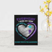 In liefdevolle herinnering mama, preventie van zel kaart (Gele Bloem)