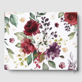 In liefdevolle herinnering Marsala Floral begrafen Gastenboek (Achterkant)