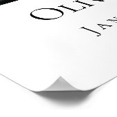 In liefdevolle herinnering Memorial Funeral Photo Poster (Hoek)