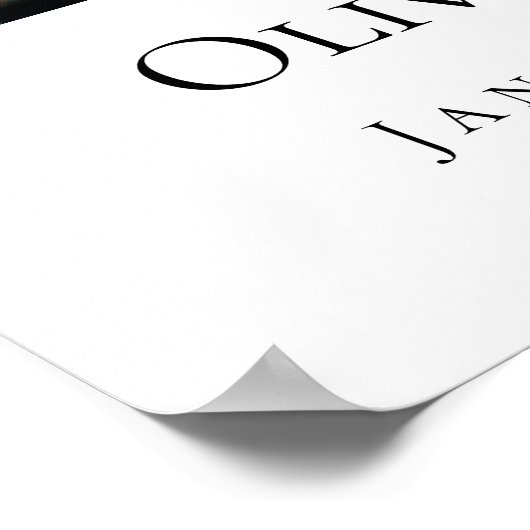 In liefdevolle herinnering Memorial Funeral Photo Poster (Hoek)