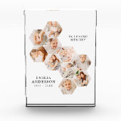 In liefdevolle herinnering Memorial Modern Collage Fotoblokken (Voorkant)