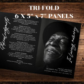 In liefdevolle herinnering Modern Memorial 7-foto  Drieluik Programma