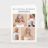 In liefdevolle herinnering moderne 9-foto gevouwen programma (Voorkant)