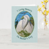 In liefdevolle herinnering Moederdag Kaart (Gele Bloem)