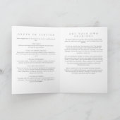 In liefdevolle herinnering overlijdensbericht mini programma (Binnen)