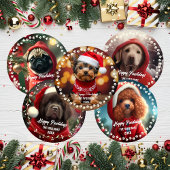 In liefdevolle herinnering Pet Memorial 2-foto Kee Ornament