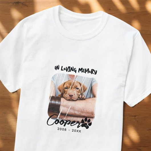 In liefdevolle herinnering Pet's Memorial Grunge F T-shirt