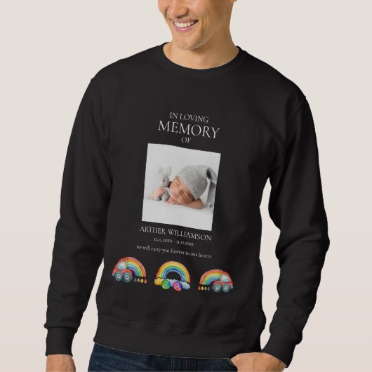In liefdevolle herinnering Rainbow Baby Memorial t Trui (Voorkant)