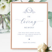 In liefdevolle herinnering, Script Monogram Marine Poster