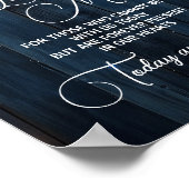 In liefdevolle herinnering String Licht Bloemenmon Poster (Hoek)
