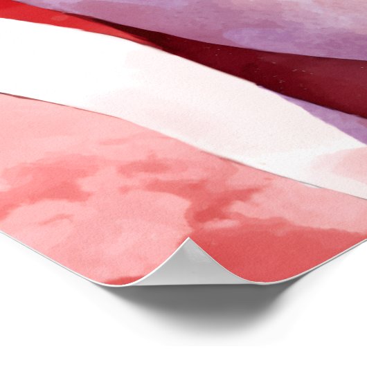 In liefdevolle herinnering US Flag Funeral Memoria Poster (Hoek)