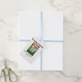 In liefdevolle herinnering van add naam gedenkteke cadeaulabel (Met Touw)