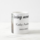 In liefdevolle herinnering van add naam gedenkteke koffiemok (Center)