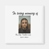 In liefdevolle herinnering van add naam gedenkteke magneet (Voorkant)