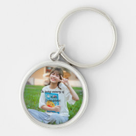 In liefdevolle herinnering van add naam gedenkteke sleutelhanger