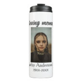 In liefdevolle herinnering van add naam gedenkteke thermosbeker (Voorkant)