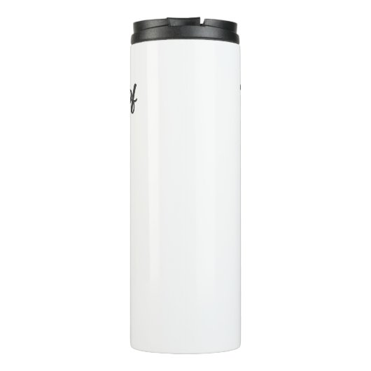 In liefdevolle herinnering van add naam gedenkteke thermosbeker (Achterkant)