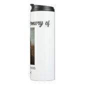 In liefdevolle herinnering van add naam gedenkteke thermosbeker (Geroteerd rechts)