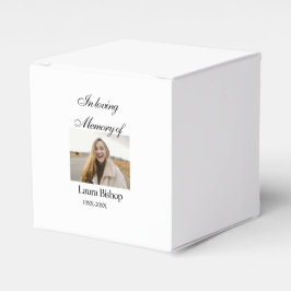 In liefdevolle herinnering van begrafenis houden n bedankdoosjes