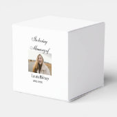 In liefdevolle herinnering van begrafenis houden n bedankdoosjes (Achterkant)