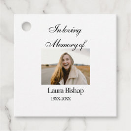 In liefdevolle herinnering van begrafenis houden n bedankjes labels