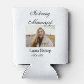 In liefdevolle herinnering van begrafenis houden n blikjeskoeler (Achterkant)