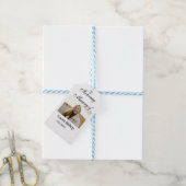 In liefdevolle herinnering van begrafenis houden n cadeaulabel (Met Touw)